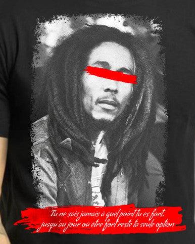 T-Shirt Cashville Légende Bob Marley Noir