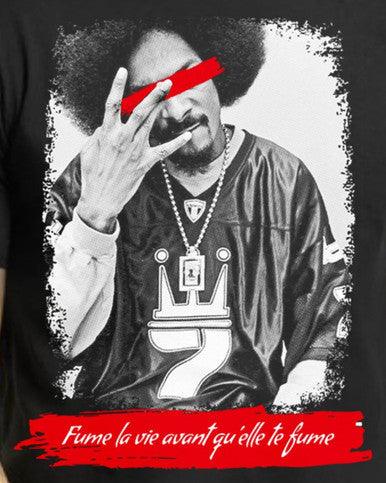T-Shirt Cashville Légende Snoop Dogg Noir