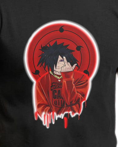 T-Shirt Cashville Naruto Madara Noir