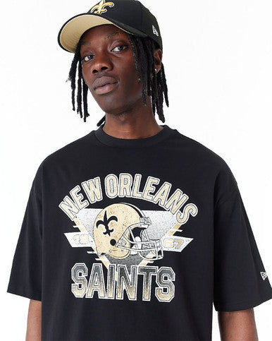 T-shirt Oversize New Orleans Saints NFL NOIR - Cashville