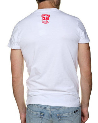 T-shirt Cashville Blanc - Bart Cul