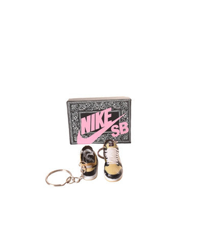 PORTE-CLES MINI SNEAKERS DUNK "TRAVIS SCOTT" (EXCLUSIVITÉ : BOÎTE + 2 PORTE-CLÉS) - Cashville