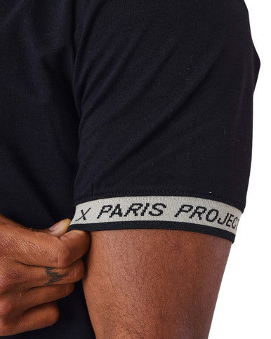 TSHIRT PROJECT X PARIS A BANDES ELASTIQUES NOIR - Cashville