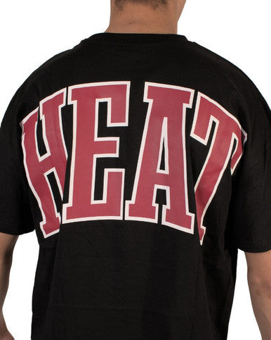 TSHIRT NEW ERA NBA INFILL LOGO MIAMI HEAT NOIR - Cashville