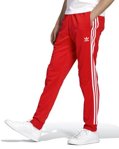 Pantalon Jogging Adidas à Bandes SST TP Prime Blue Rouge - Cashville