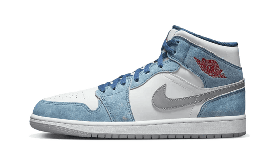 Air Jordan 1 Mid French Blue Fire Red (GS)