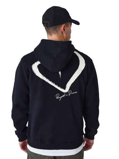 HOODIE PROJECT X PARIS "COEUR" NOIR - Cashville