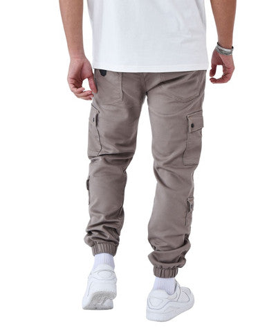 JOGGER PROJECT X PARIS SERRAGE ELASTIQUE TAUPE - Cashville