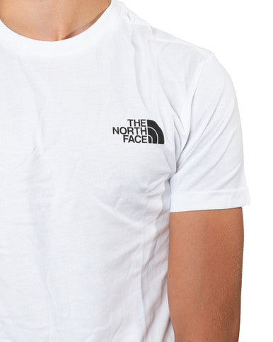 Tee Shirt Simple Dome Blanc The North Face
